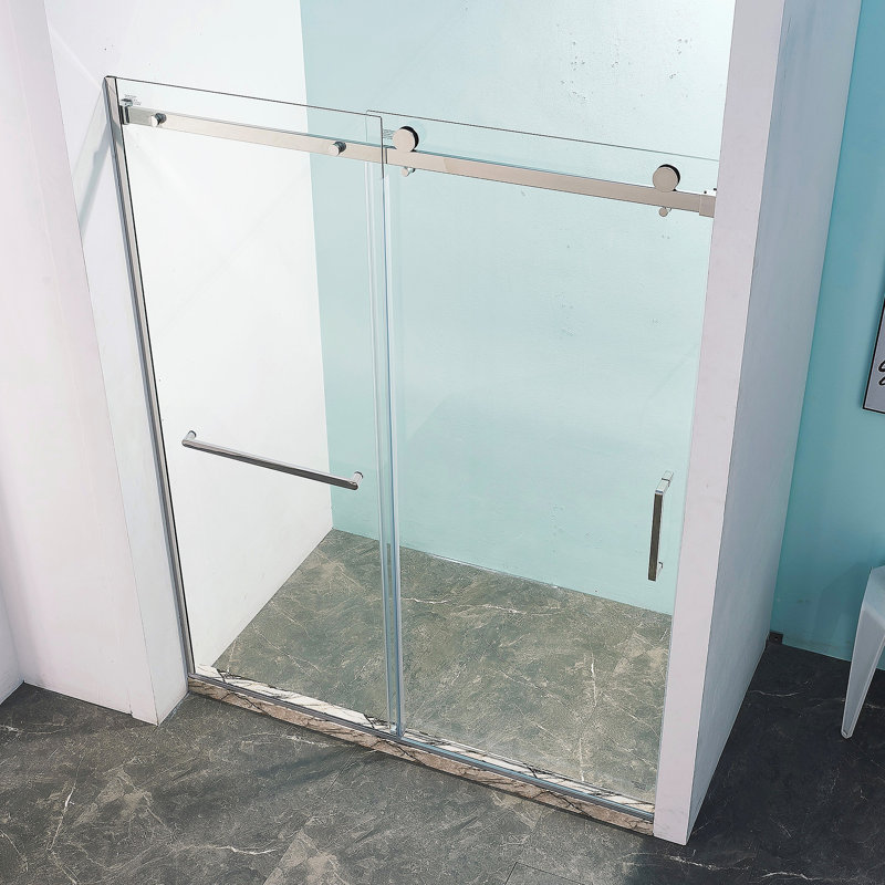 Semi-Frame Single Sliding Shower Door, 56-60/