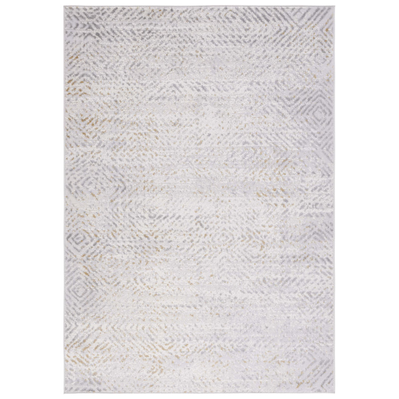 Palma Performance Geometric Rug, Rectangle 5'3" x 7'6"