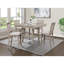 Farmhouse Style 2pc Tan / Counter Height Chair