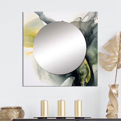 Elselien - Fractals Square Mirror For Wall Art Decor
