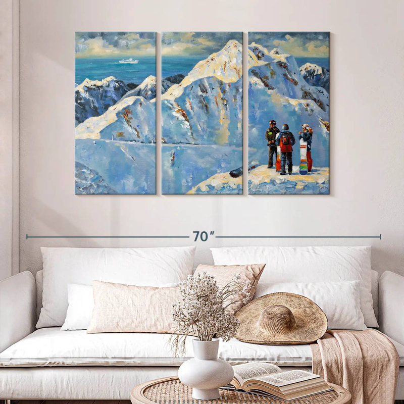 Sireci Ski Mountain, 32" H x 50" W