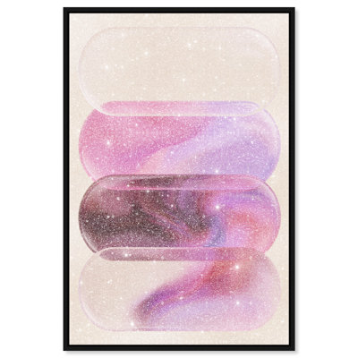 Clear Rose Canvas Abstract Print by Oliver Gal, Black Frame, 10 x 15