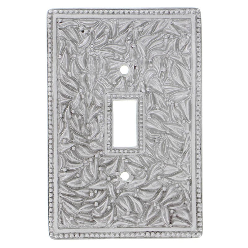 San Michele 1-Gang Toggle Light Switch Wall Plate, Satin Nickel