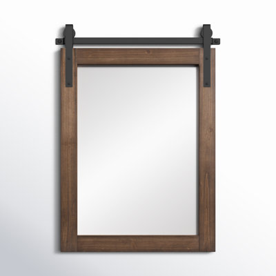 Dayanah Modern Farmhouse Distressed Accent Mirror