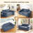 Highgrove Sofa in a Box memory foam sofa without installation and easy to move, deep deep sitting sofa with corduroy sofa for the bedroom office-1663789473-1663789475