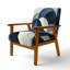 Chaise rembourrée Abstract V Shapes-1830903664