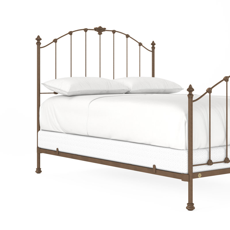 171 Country French Bed | Complete Standard, Translucent Brown, Queen
