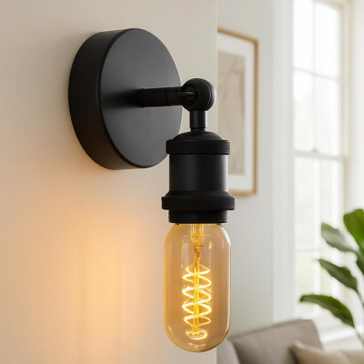 Vintage Sconces for Wall Lamps, E26 Base Retro Wall Mount Light Fixture Indoor for Bedroom, Corridor, Living Room