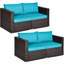 Chaise de patio avec coussins-1498722036