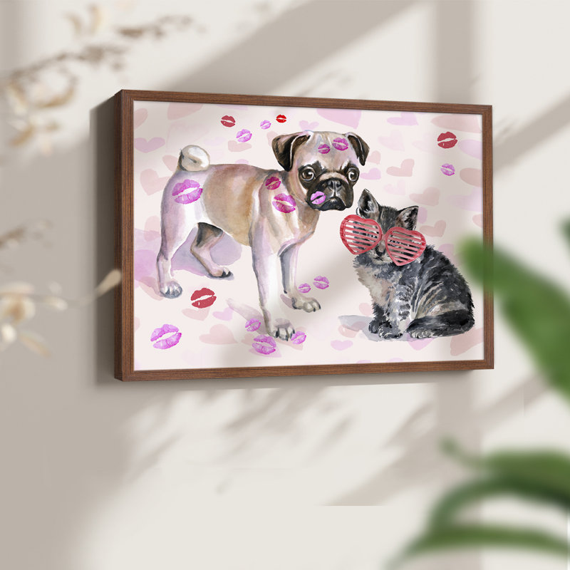 Collection de couture mignonne A - Reproduction encadrée - Restickable