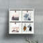 Wood Wall Organizer with Key Hooks