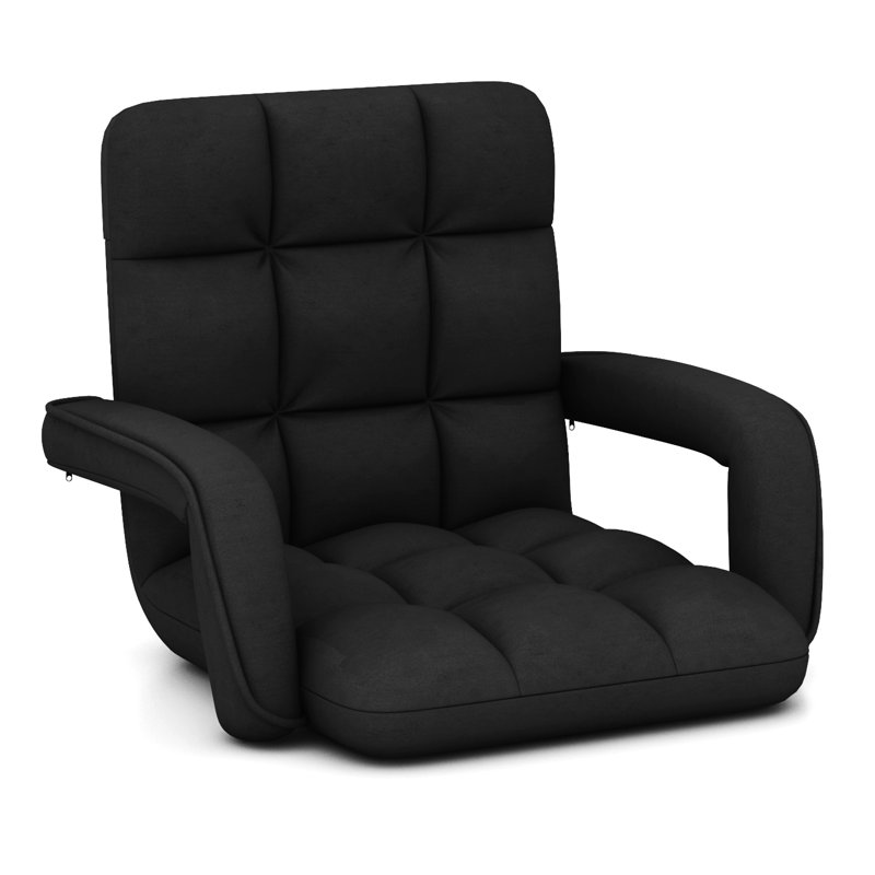 Upholstered Accent Chair, Black