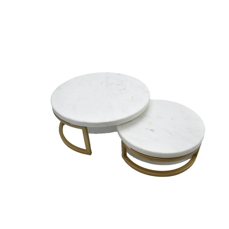 Présentoirs à gâteaux emboîtables en marbre