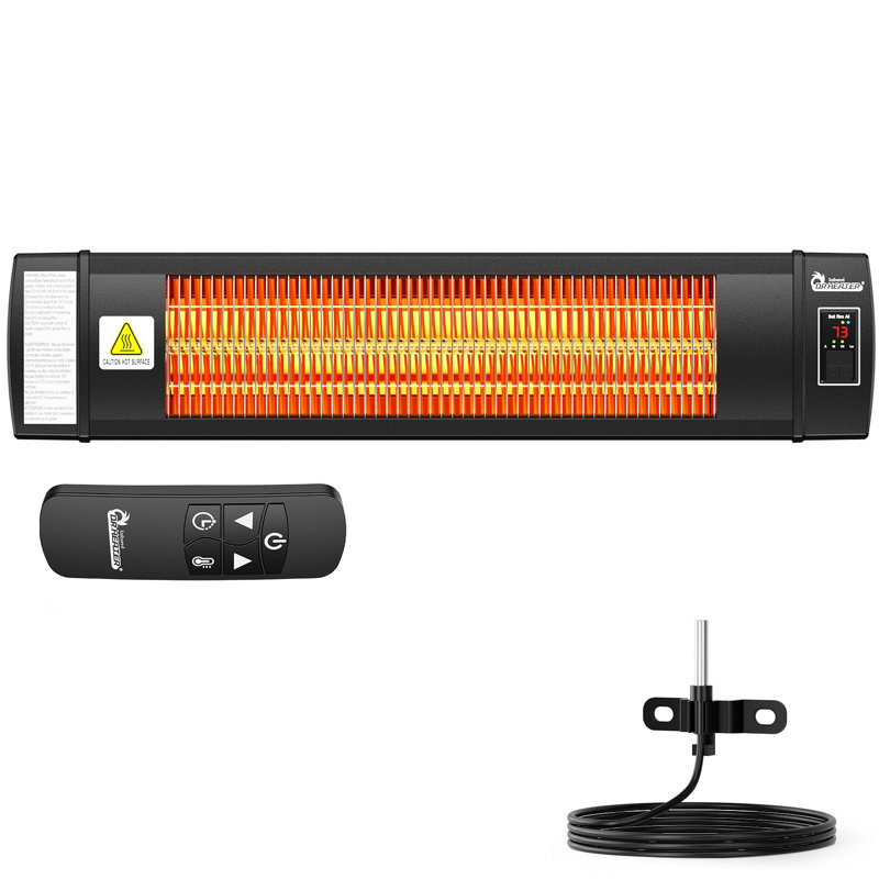 DR. INFRARED HEATER DR-268 Smart Greenhouse Heater with built in Temperature Control and Digital Thermostat