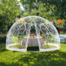 Tente à Bulles Dôme VEVOR 3,66m – Double Couverture Transparente Et Jaune, Jardin, Camping, Fête, Anniversaire