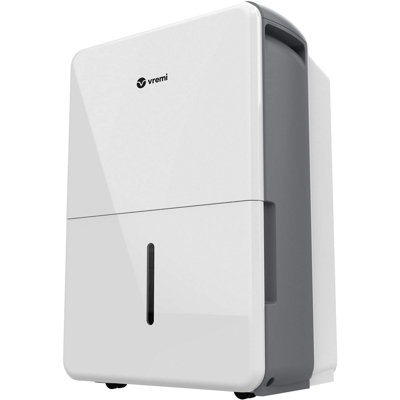 Vremi 22 Pint 1,500 Square Foot Portable Dehumidifier for Medium Spaces, White
