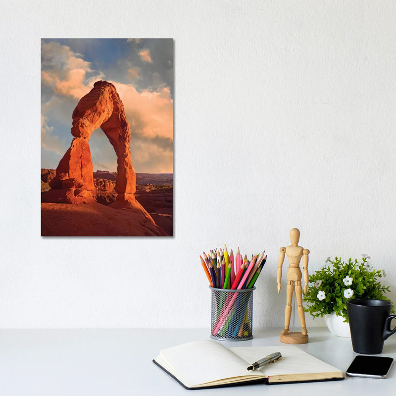 Delicate Arch in Arches National Park, Utah II 1 Piece Wrapped Canvas Wall Art, 20.32 cm H x 30.48 cm W