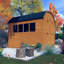 8 ft. W x 10 ft. D Solid Wood Tongue & Groove Barn/Gambrel Garden Shed