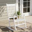 Chaise berçante d'extérieur en bois massif Bello-2001262298