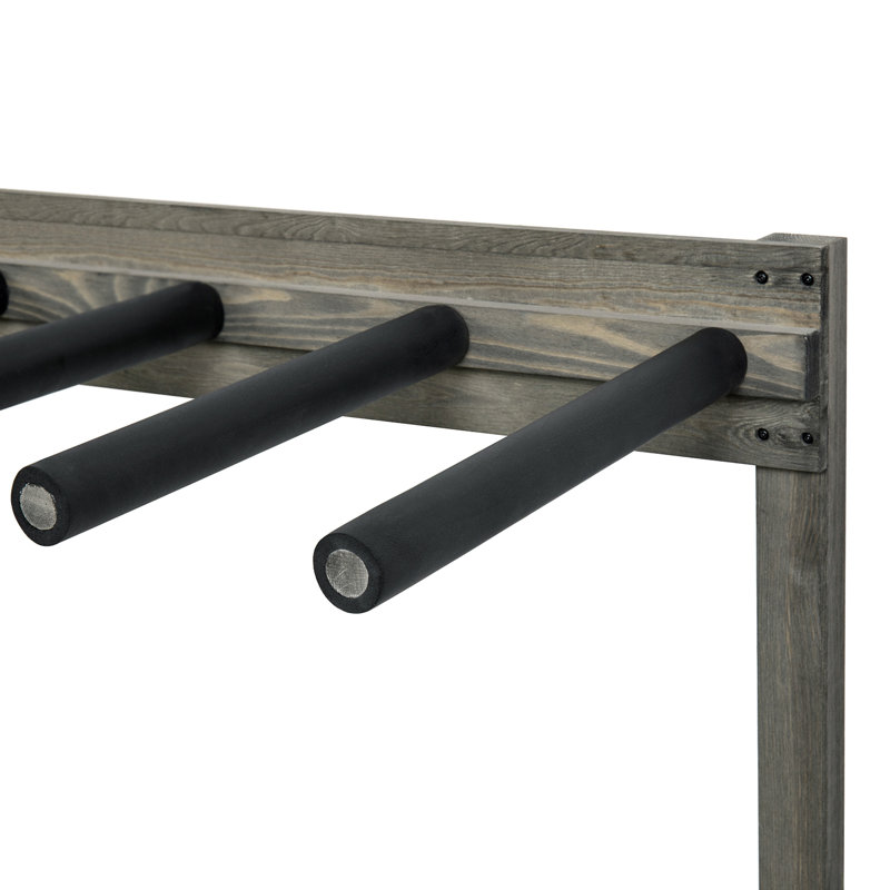 Wood Freestanding Ski/Snowboard Rack, Grey