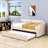 Twin Upholstered Daybed with Twin Trundle