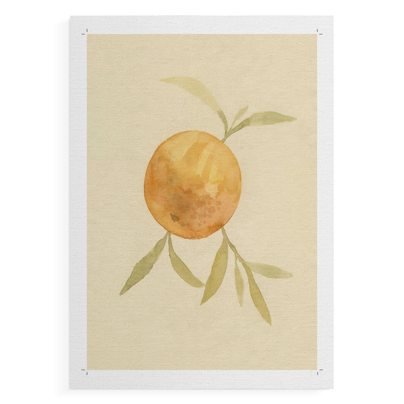 Dappled Oranges II - Impression sur toile seulement - SANS CADRE, H 18 po x l 12 po