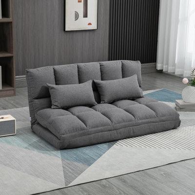 Pinter Upholstered 20.2'' Reclining Sleeper Sofa