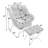 Modern Soft And Comfortable Accent Chair With Ottoman, Armrests And Side Pocket For Small Spaces-534403484