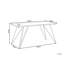 Millie Metal Base Dining Table-1807430993-1807430992