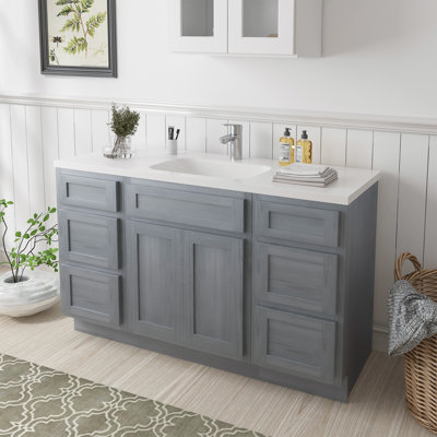 Base de meuble-lavabo simple 54 po seulement