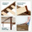 Ethan Solid Wood Platform Bed with Headboard, Rustic Bed Frame-620431629-652529527
