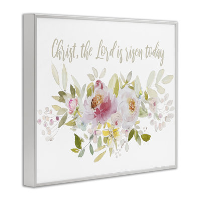 «The Lord Is Risen Florals», estampe numérique, design par Patricia Pinto
