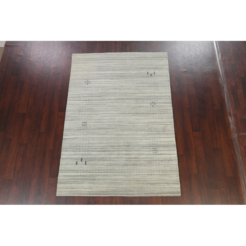 Tapis oriental contemporain Gabbeh 5 x 8