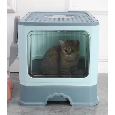 Leyt Plastic Self-Cleaning Litter Box
