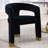Modern Dining Chair Barrel Dining Chair Upholstered Dining Room Chair With Arm Comfy Accent Side Chair For Dining Room/Living Room-1409186952