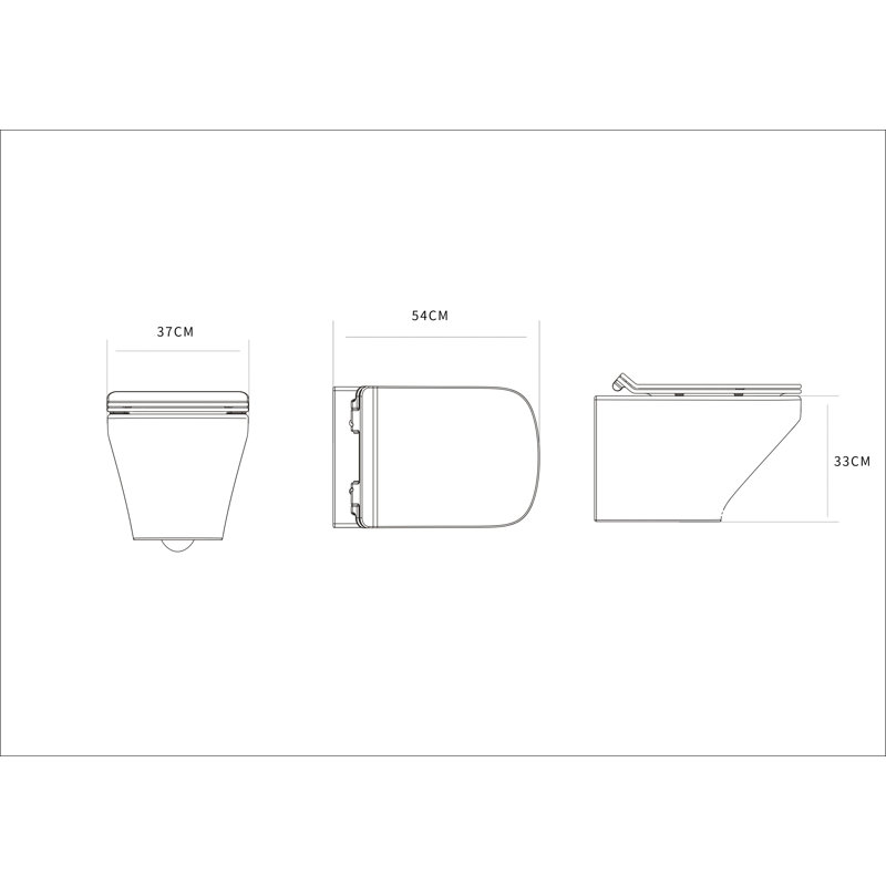 Durovin Bathrooms 1.5L LPF Round (Seat Included)