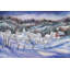 «Winter Village» par Kathleen Parr McKenna - reproduction-233549816-233549806-252184388