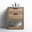 Felicity 24'' Single Bathroom Vanity with Engineered Marble Top-1870642096