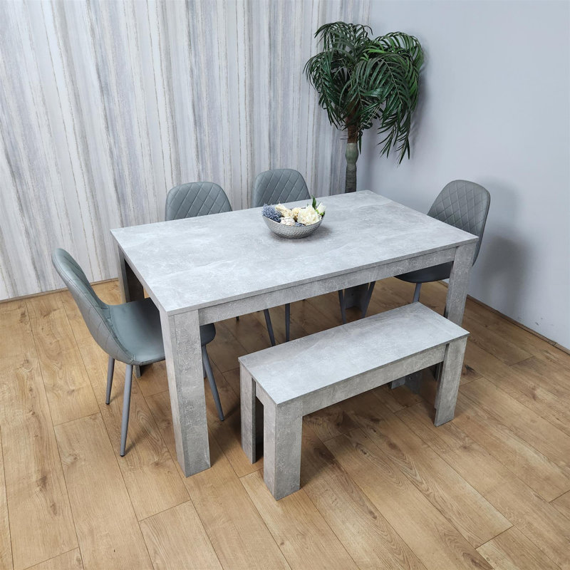 Marnika 6 - Person Dining Set, Grey