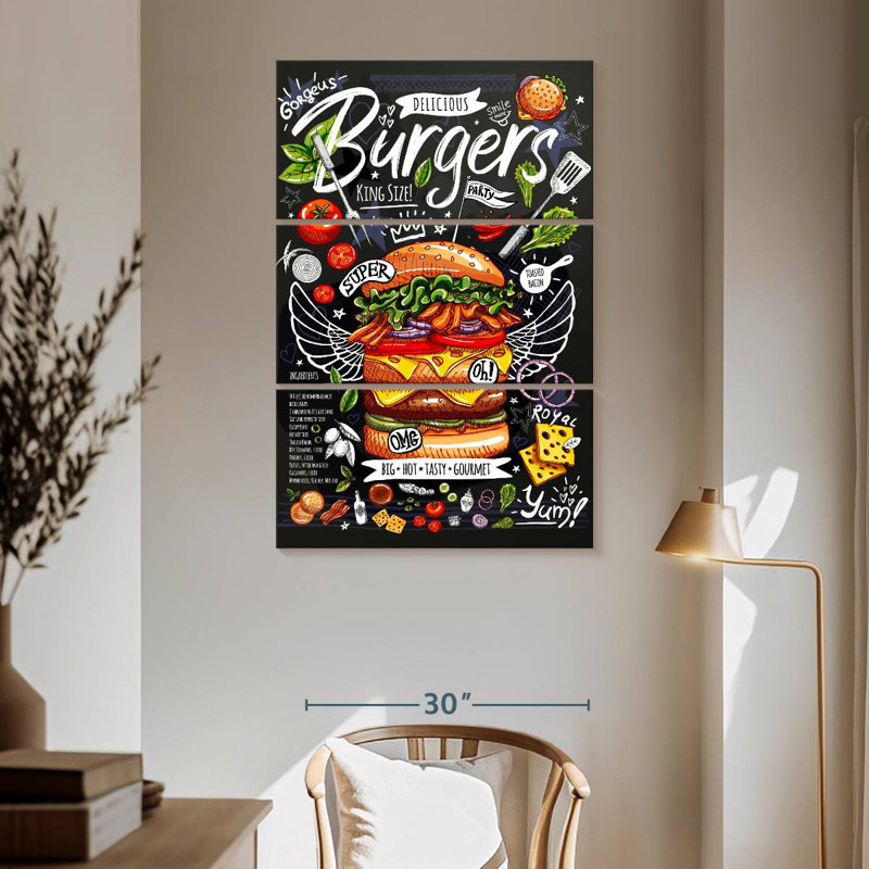 Yarlin King Size Burger, 65" H x 42" W