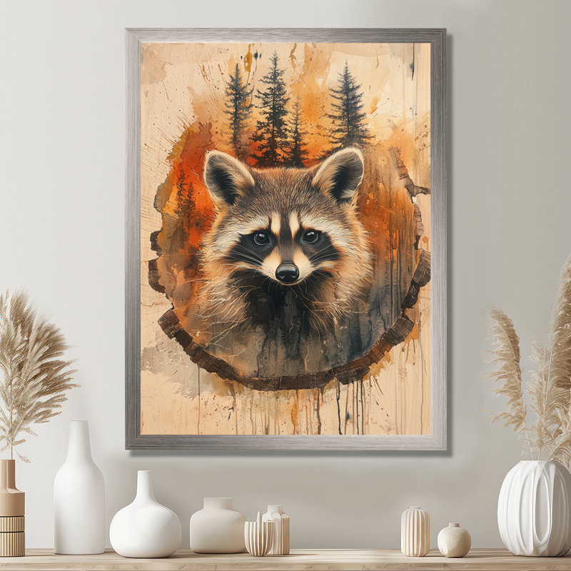 Ghobad - animaux, reproduction d'art sur toile, H 20 po x l 12 po, Reproduction encadrée d'une seule photo, Argent argent