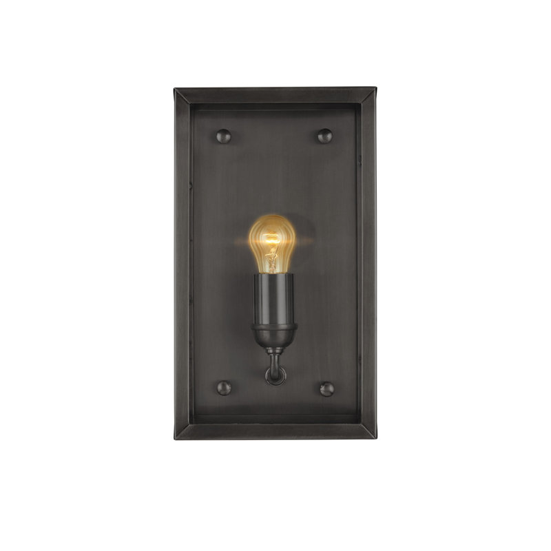 Royster Outdoor Wall Sconce, Matte Black