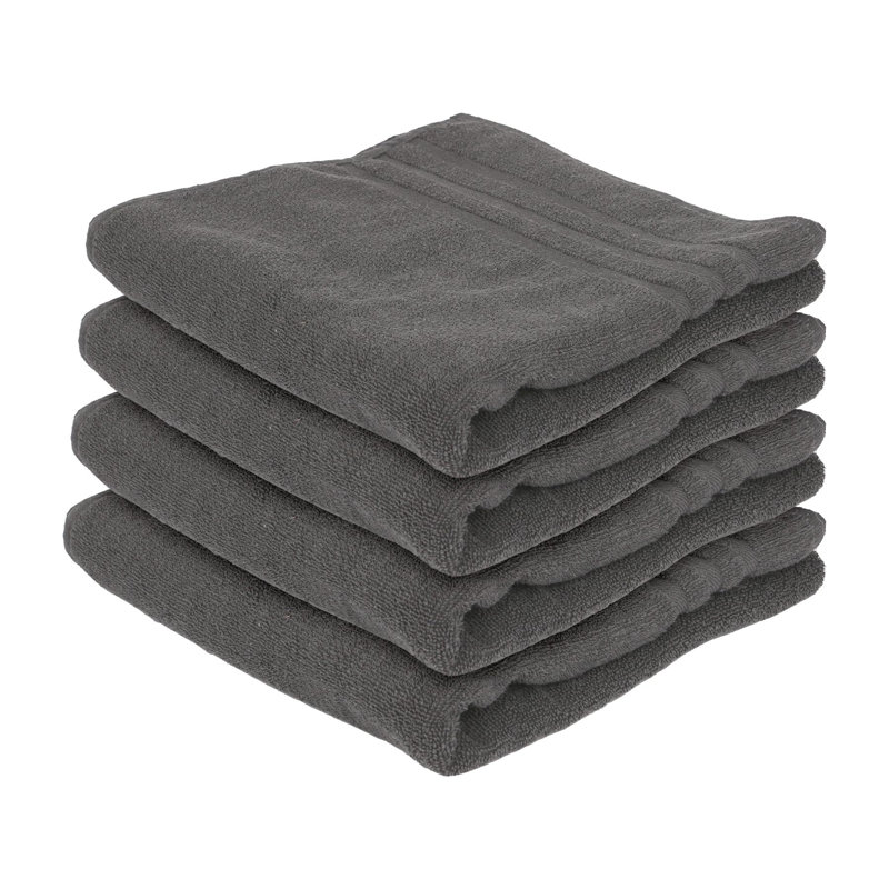 Cotton Bath Towels, Charcoal