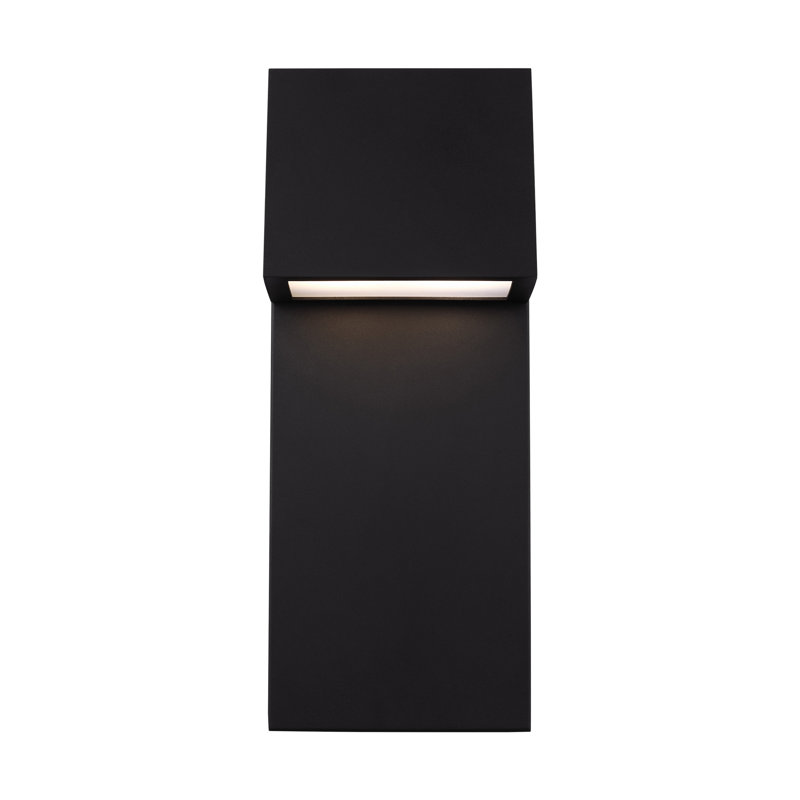 Rocha LED Outdoor Flush Mount, 20" H x 8" W x 5" D, Black