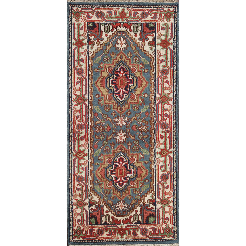 Tapis oriental traditionnel fait à la main en laine 3 x 6