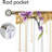 2PCS Luxury Floral and Golden Chain Pattern Light Filtering Curtain with Purple Orchid Gold Leaf Design, Elegant Home Decor, Easy Hang Rod Pocket, Year-Round Curtains for Living Room Bedroom Cabinet-128971005