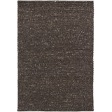 Valencia Wool Area Rug in Dark Brown