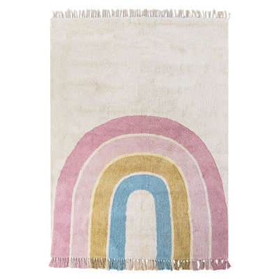 Leilani Rectangle 140 cm x 200 cm Arc Cotton Hand Tufted Area Rug
