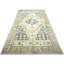 One-of-a-Kind Hand-Knotted 1960s 7'1" x 12'5" Wool Area Rug in Beige/Blue/Ivory
