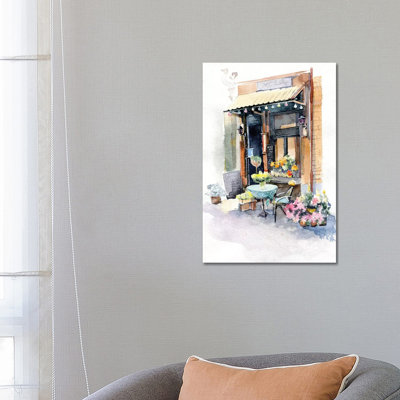 Small Shop by Marina Ignatova - Wrapped Canvas Painting
